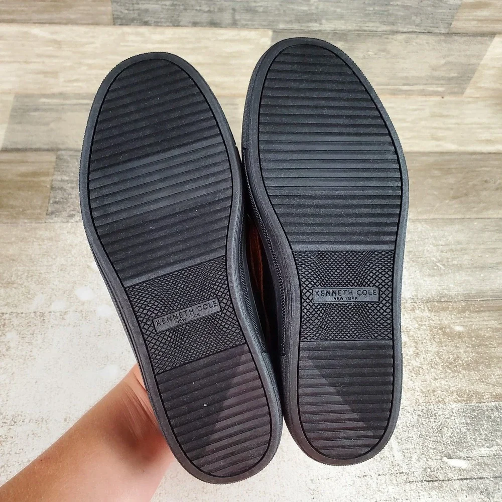 Kenneth Cole New York Center Cornell Boys Casual Shoes Sz 3 Black Multi Lace Up